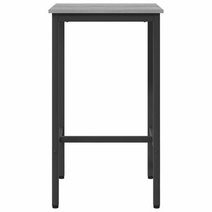vidaXL Bar Table 52 x 52 x 110 cm Engineered Wood Grey Sonoma