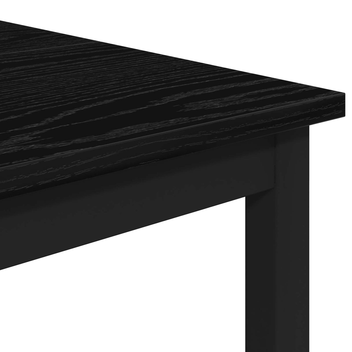 vidaXL Bar Stool Black Oak 40 x 32 x 74 cm Engineered Wood