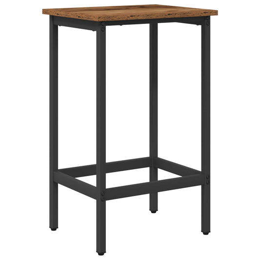 vidaXL Bar Stool Old Wood 40 x 32 x 74 cm Engineered Wood