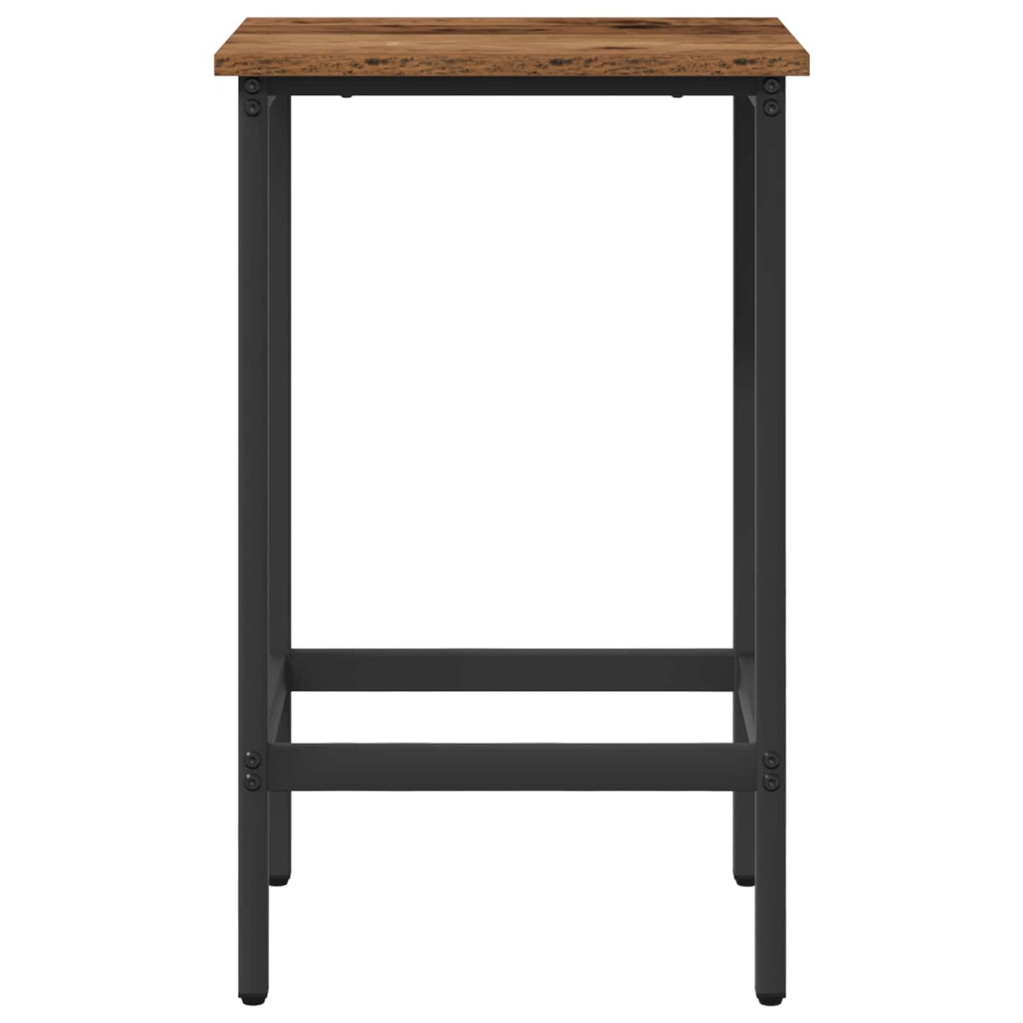 vidaXL Bar Stool 2 pcs Old Wood 40 x 32 x 74 cm Engineered Wood