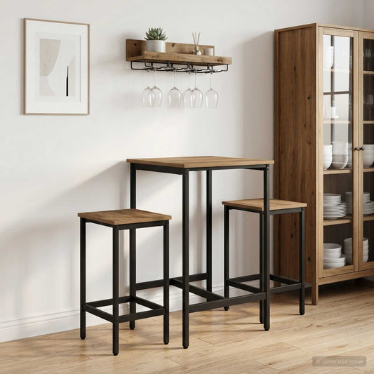 vidaXL Bar Stool 2 pcs Artisan Oak 40 x 32 x 74 cm Engineered Wood