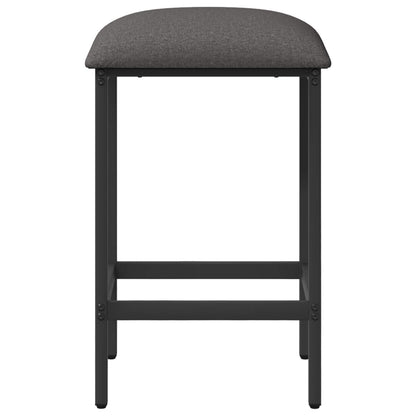 vidaXL Bar Stool 2 pcs Light Grey 40 x 32 x 64 cm Engineered Wood