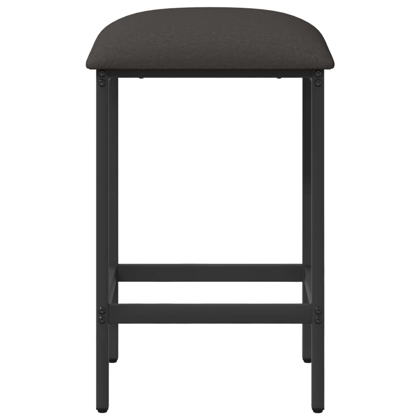 vidaXL Bar Stool 2 pcs Dark Grey 40 x 32 x 64 cm Engineered Wood