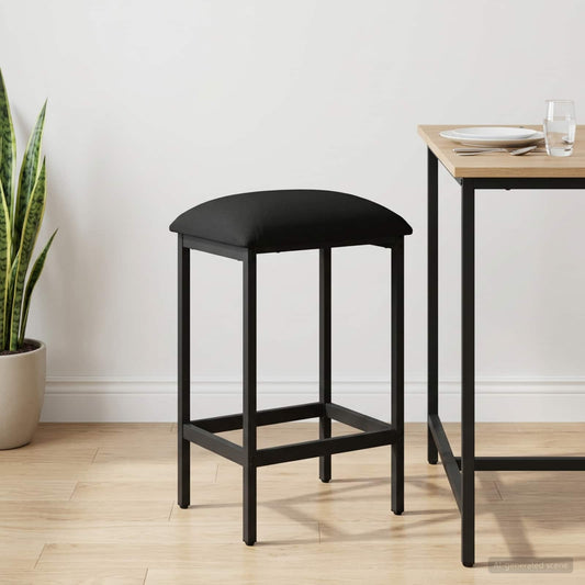 vidaXL Bar Stool Black 40 x 32 x 64 cm Engineered Wood