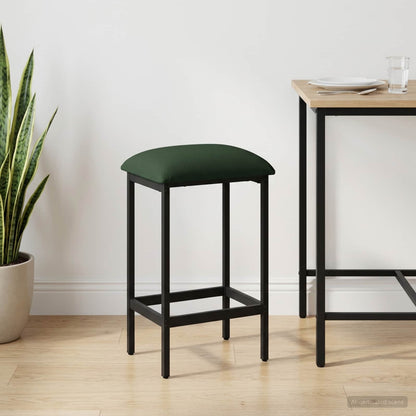 vidaXL Bar Stool Dark Green 40 x 32 x 64 cm Engineered Wood