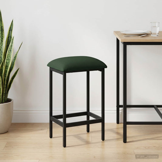 vidaXL Bar Stool Dark Green 40 x 32 x 64 cm Engineered Wood