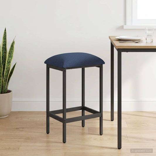 vidaXL Bar Stool Blue 40 x 32 x 64 cm Engineered Wood