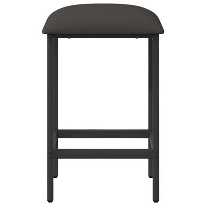 vidaXL Bar Stool 2 pcs Dark Grey 40 x 32 x 74 cm Engineered Wood