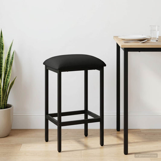 vidaXL Bar Stool Black 40 x 32 x 74 cm Engineered Wood