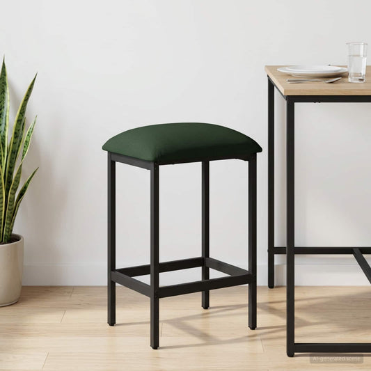 vidaXL Bar Stool Dark Green 40 x 32 x 74 cm Engineered Wood