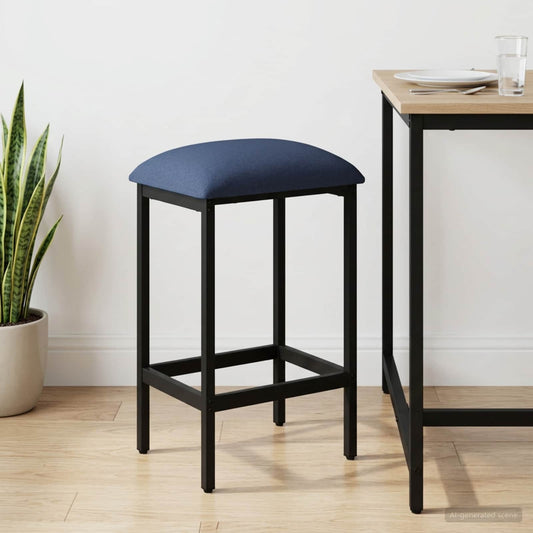 vidaXL Bar Stool Blue 40 x 32 x 74 cm Engineered Wood