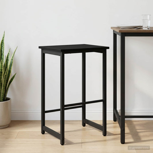 vidaXL Bar Stool Black Oak 40 x 32 x 64 cm Engineered Wood
