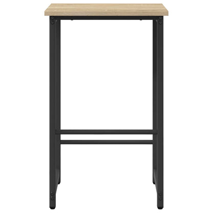 vidaXL Bar Stool 2 pcs Sonoma Oak 40 x 32 x 64 cm Engineered Wood