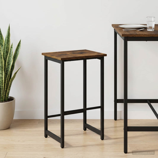 vidaXL Bar Stool Smoked Oak 40 x 32 x 64 cm Engineered Wood
