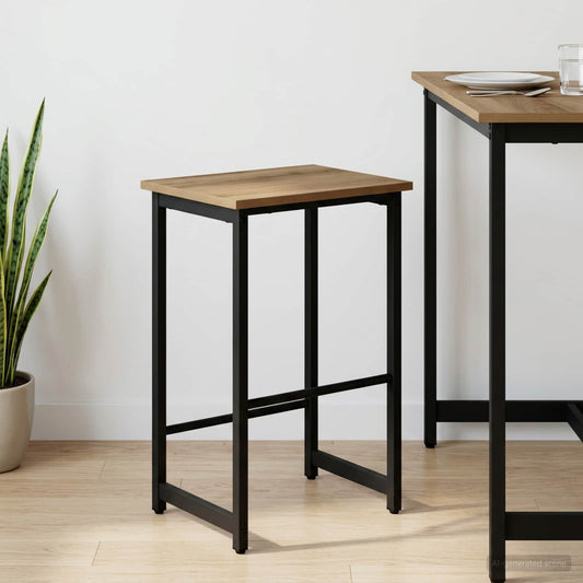 vidaXL Bar Stool Artisan Oak 40 x 32 x 64 cm Engineered Wood