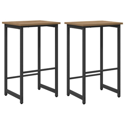 vidaXL Bar Stool 2 pcs Artisan Oak 40 x 32 x 64 cm Engineered Wood