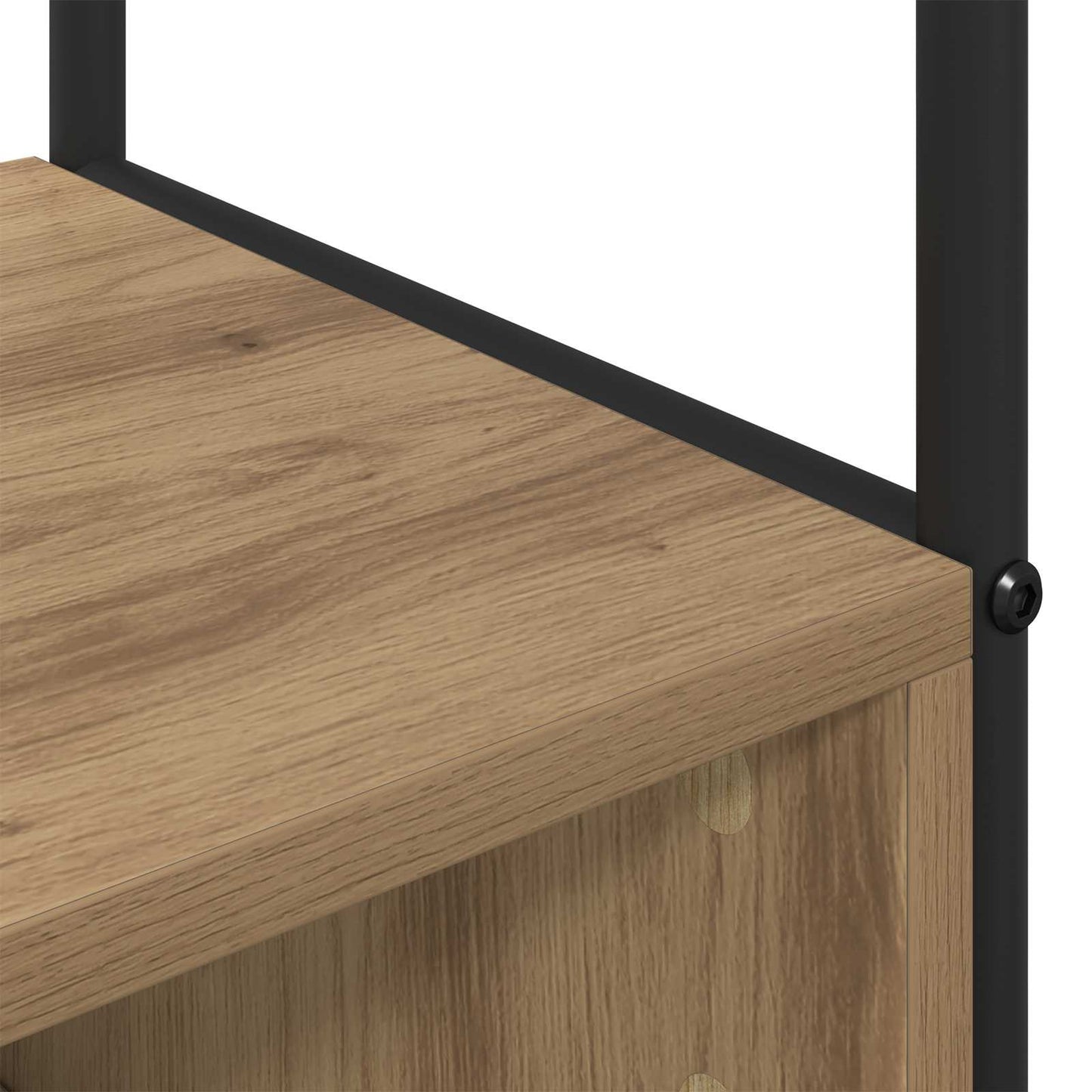 vidaXL Coat Stand with Shoes Bench Artisan Oak 100 x 32 x 180.5 cm