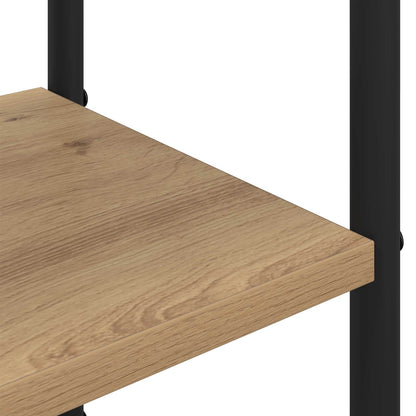 vidaXL Coat Stand with Shoes Bench Artisan Oak 120.5 x 34 x 190 cm