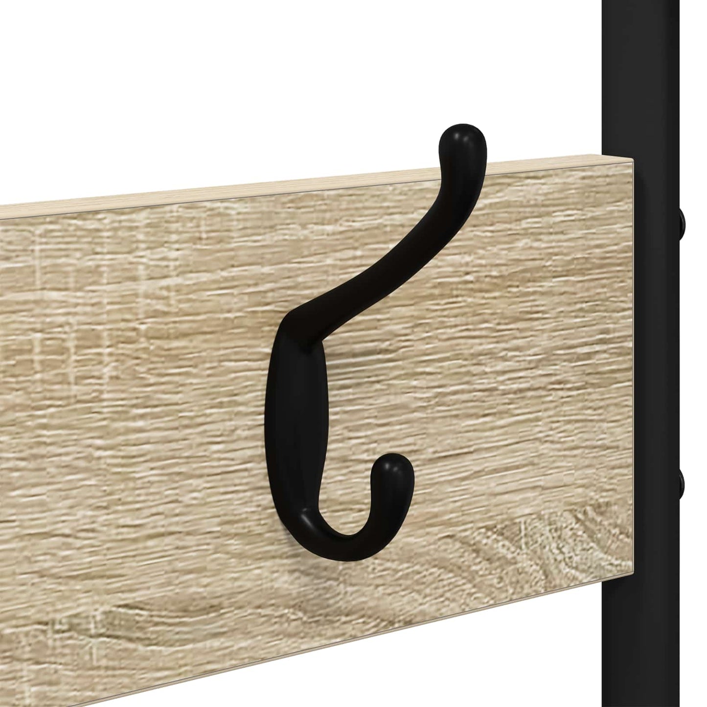 vidaXL Coat Stand with Shoes Bench Sonoma Oak 143 x 30 x 199.5 cm