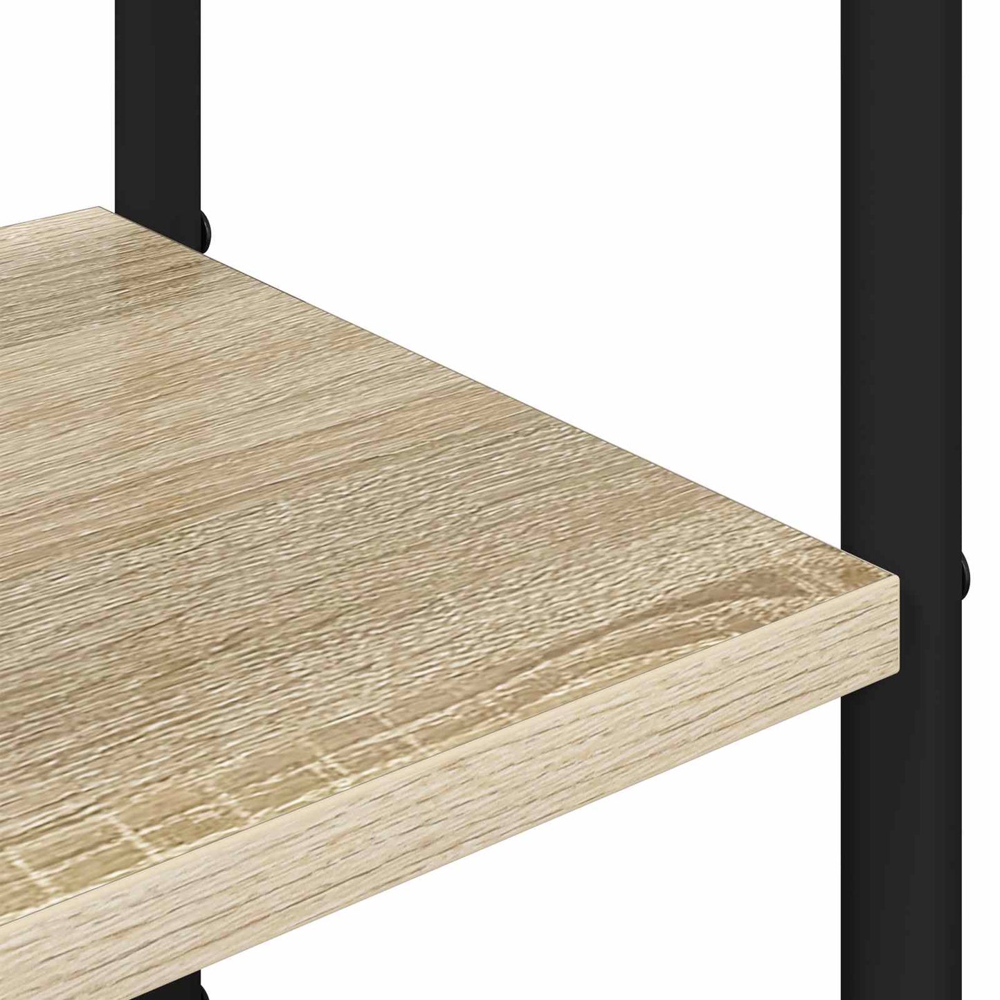 vidaXL Coat Stand with Shoes Bench Sonoma Oak 143 x 30 x 199.5 cm