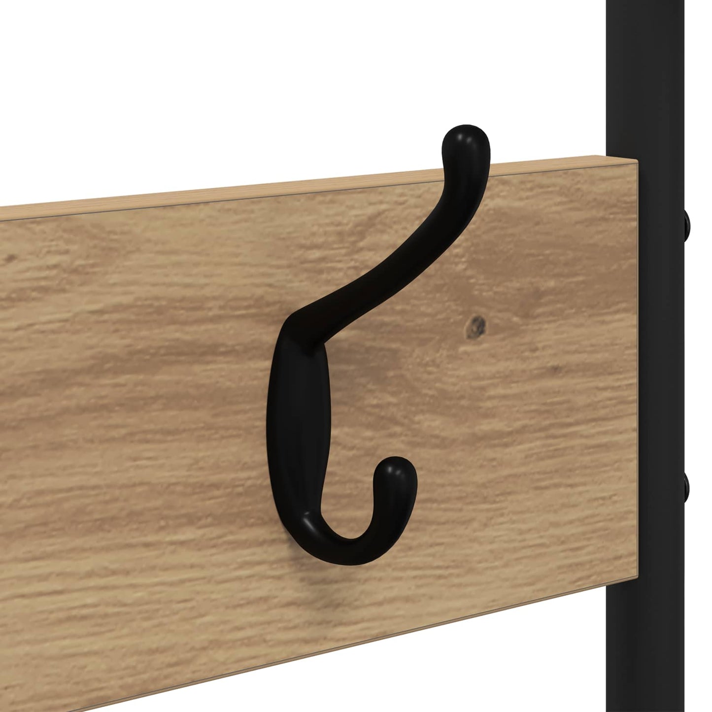 vidaXL Coat Stand with Shoes Bench Artisan Oak 143 x 30 x 199.5 cm