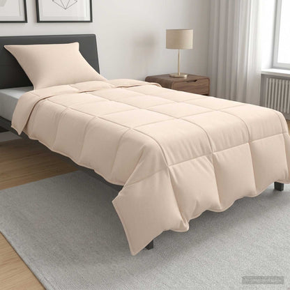 vidaXL Winter duvet Beige 140 x 220 cm 100% Natural Kapok