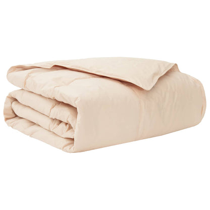 vidaXL Summer Duvet Beige 155 x 200 cm 100% Natural Kapok
