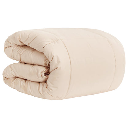 vidaXL Winter duvet Beige 140 x 200 cm 100% Natural Kapok
