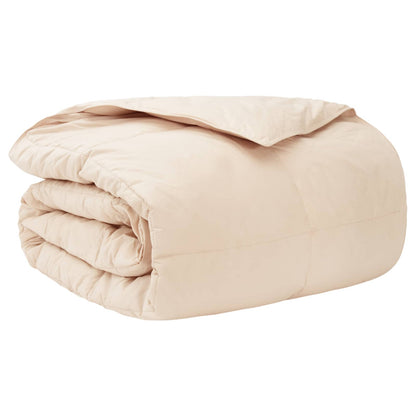 vidaXL Winter duvet Beige 155 x 200 cm 100% Natural Kapok