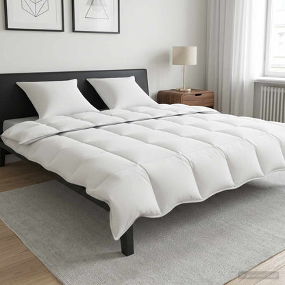 vidaXL Summer Duvet White 220 x 240 cm Bamboo Fiber