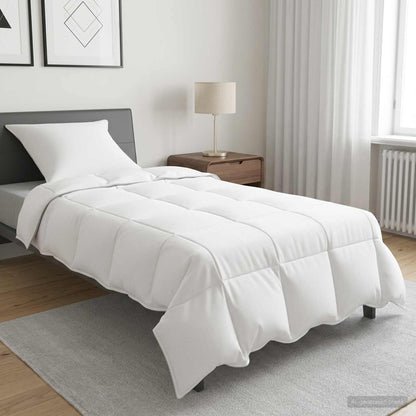 vidaXL Duvet 135 x 220 cm All Seasons 250 gsm White