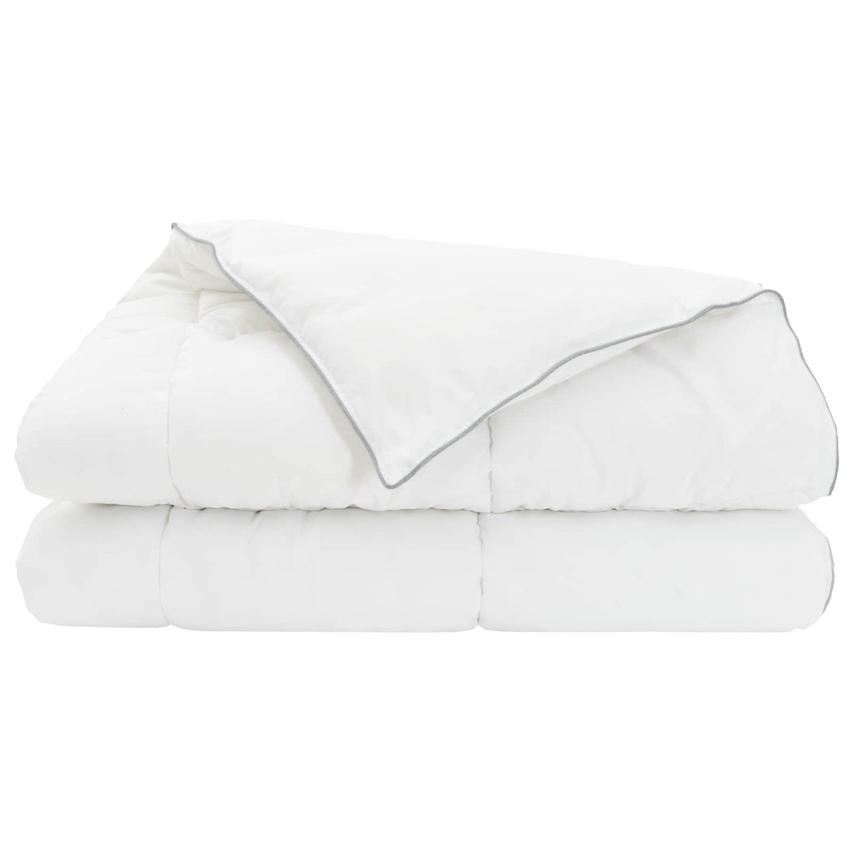 vidaXL Duvet and Bed Pillow Set 135 x 200 cm Winter 350 gsm White