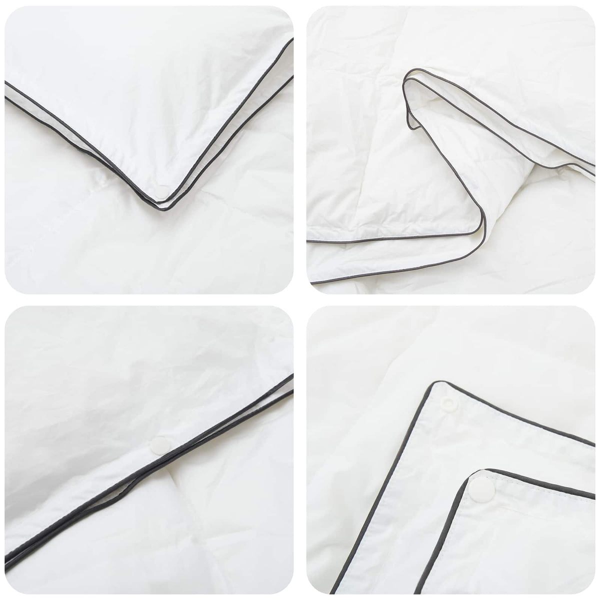vidaXL Duvet 240 x 220 cm 100% Cotton White