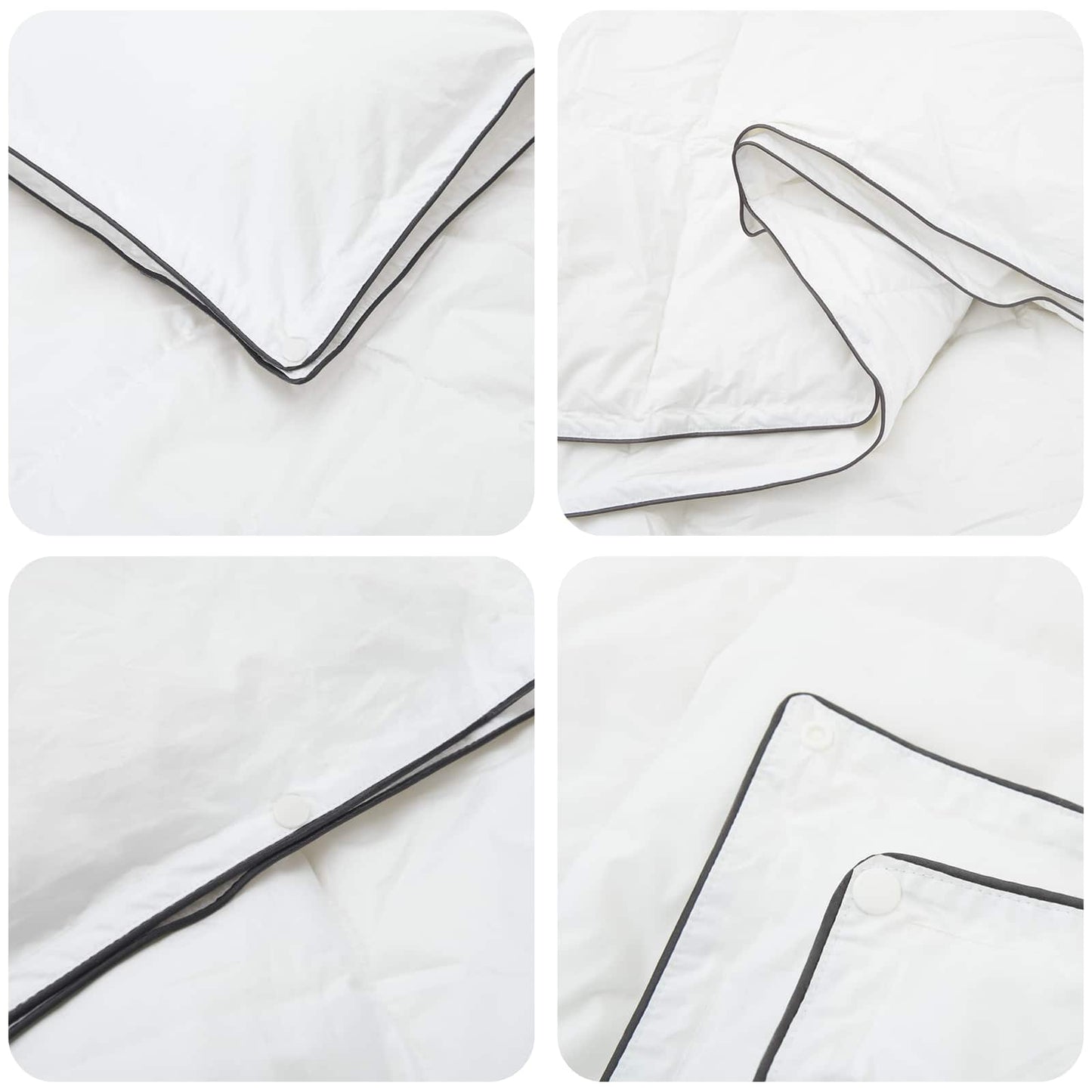 vidaXL Duvet 260 x 220 cm 100% Cotton White