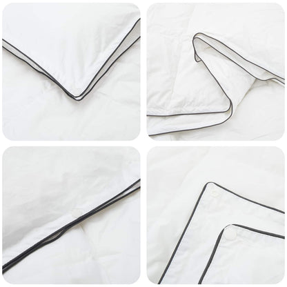 vidaXL Duvet 260 x 240 cm 100% Cotton White