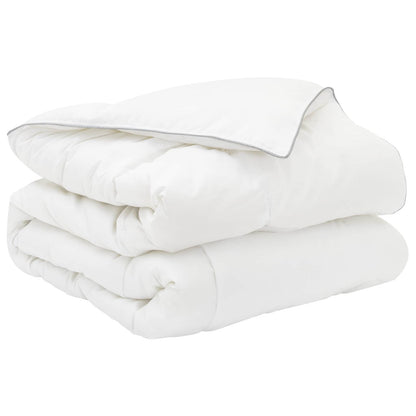 vidaXL Summer Duvet White 155 x 200 cm Bamboo