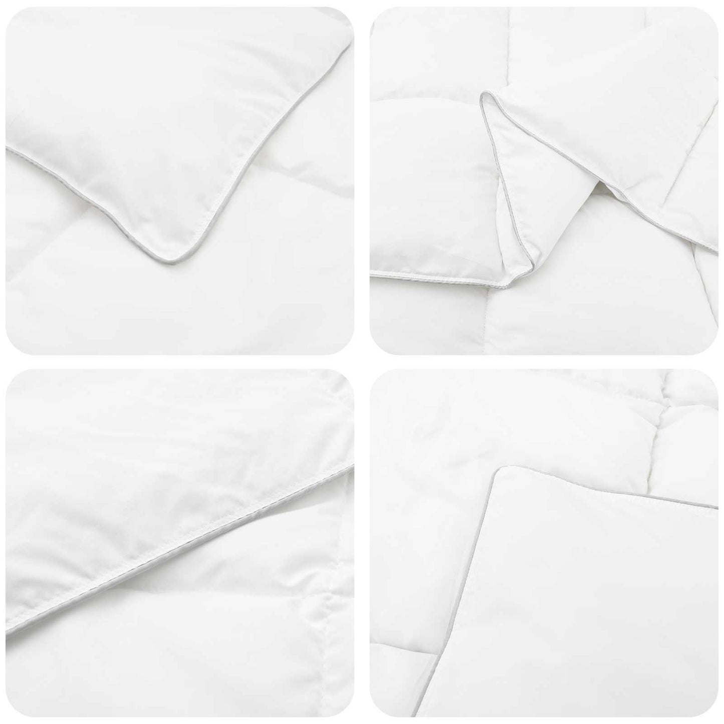 vidaXL Summer Duvet 200 x 240 cm Summer 150 gsm Bamboo Fiber White