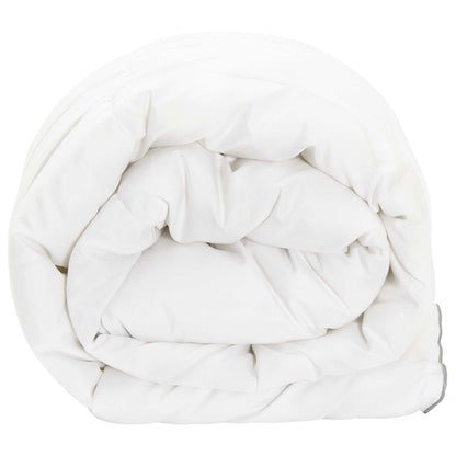 vidaXL Summer Duvet White 155 x 220 cm Bamboo