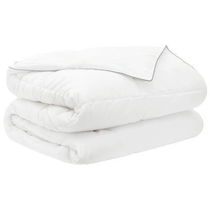 vidaXL Summer Duvet 200 x 220 cm Summer 150 gsm Bamboo Fiber White