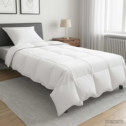 vidaXL Full Year Duvet White 155 x 220 cm Bamboo Fiber