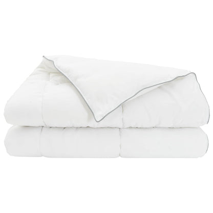 vidaXL Full Year Duvet White 155 x 220 cm Bamboo Fiber