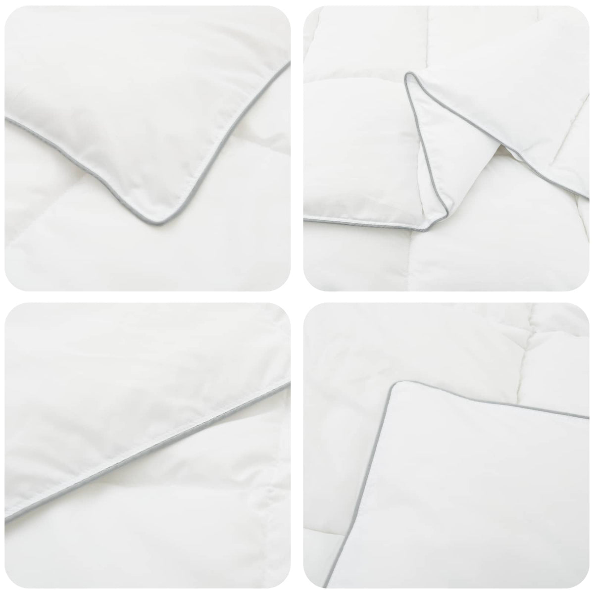 vidaXL Winter Duvet White 140 x 220 cm Bamboo