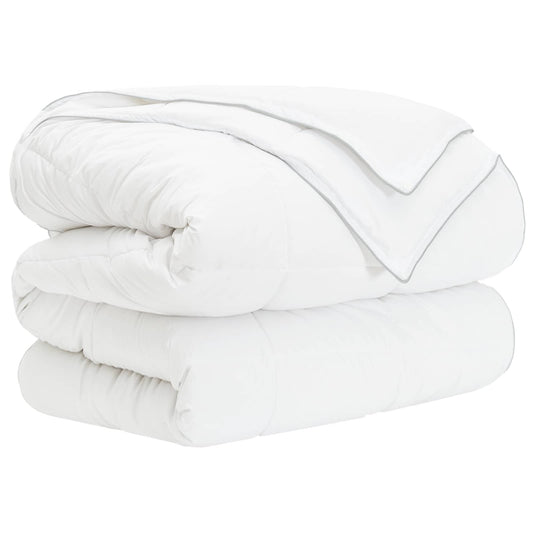 vidaXL Full Year Duvet White 140 x 200 cm Bamboo Fiber
