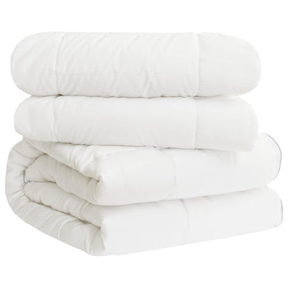 vidaXL Full Year Duvet White 135 x 220 cm Bamboo Fiber