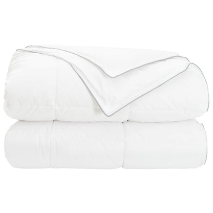 vidaXL Full Year Duvet White 140 x 220 cm Bamboo Fiber