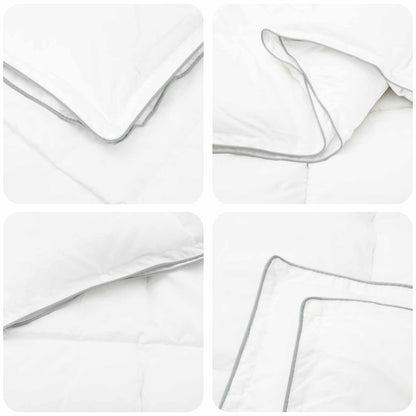 vidaXL Full Year Duvet White 240 x 220 cm Bamboo Fiber