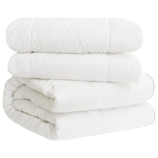 vidaXL Full Year Duvet White 260 x 220 cm Bamboo Fiber