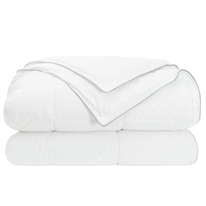 vidaXL Full Year Duvet White 260 x 240 cm Bamboo Fiber
