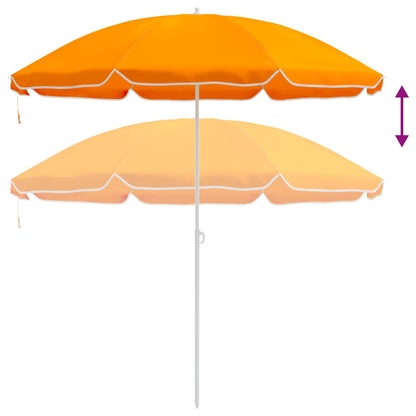 vidaXL Garden Parasol 160 cm 170T Polyester Orange