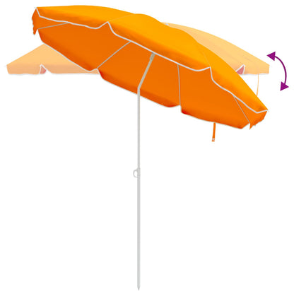 vidaXL Garden Parasol 160 cm 170T Polyester Orange